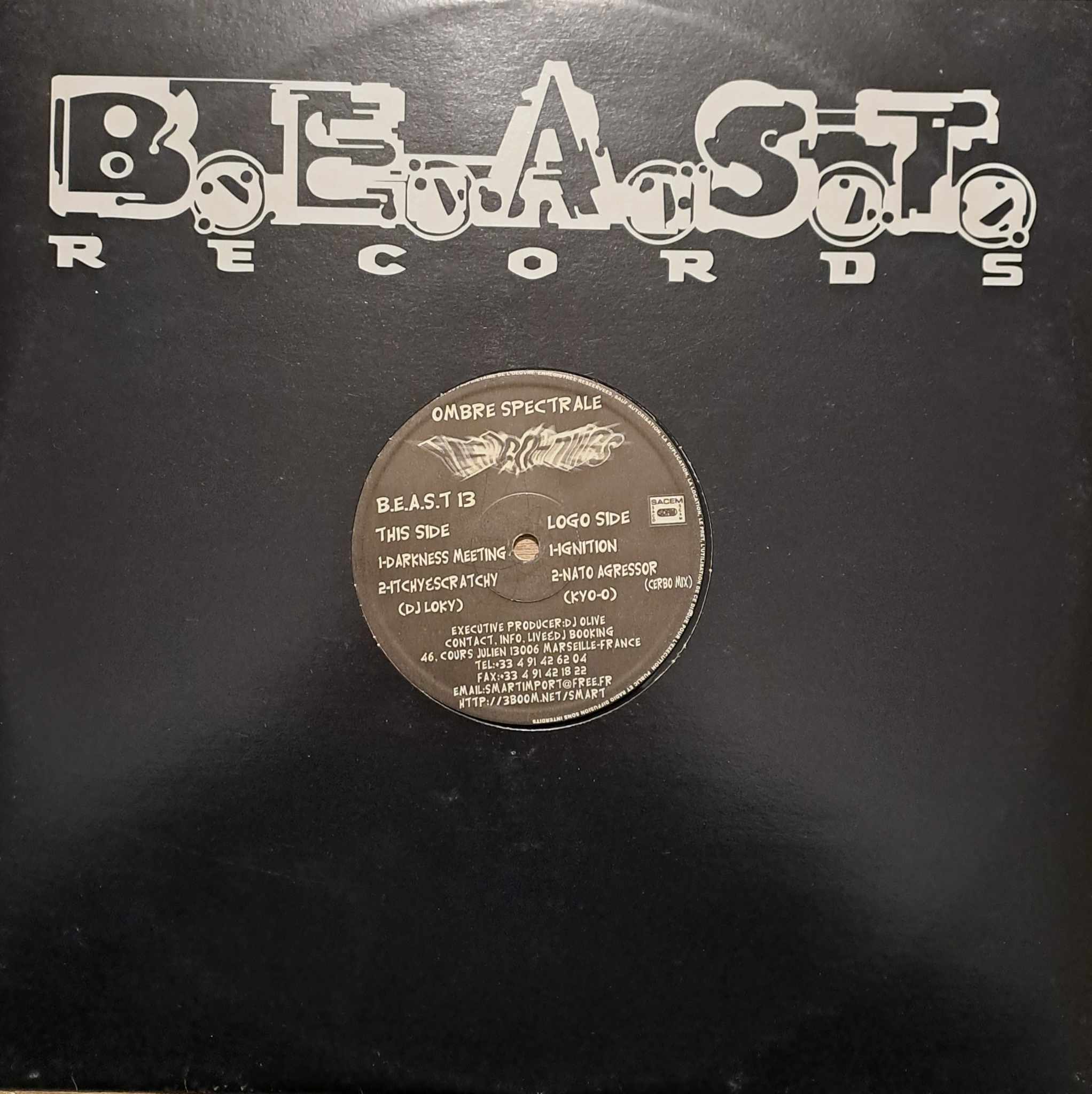 B.E.A.S.T. 13 - vinyle hardcore